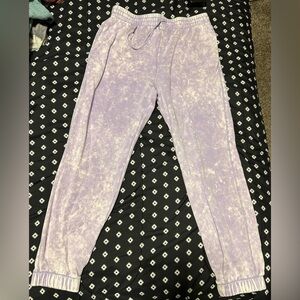 No Boundaries Light Purple Kids Joggers w/ pockets-size L
